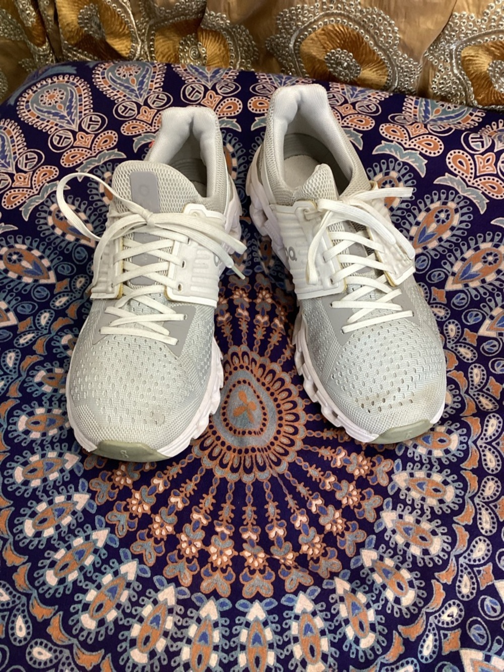 On Running Swiss EnginerrClodswift Off-White/Gray Running Sneakers 9W - Picture 3 of 16